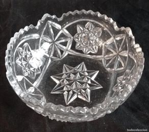 Vintage: VACIABOLSILLOS, DE CRISTAL TALLADO, CUENCO, PARA FRUTOS SECOS, ETC